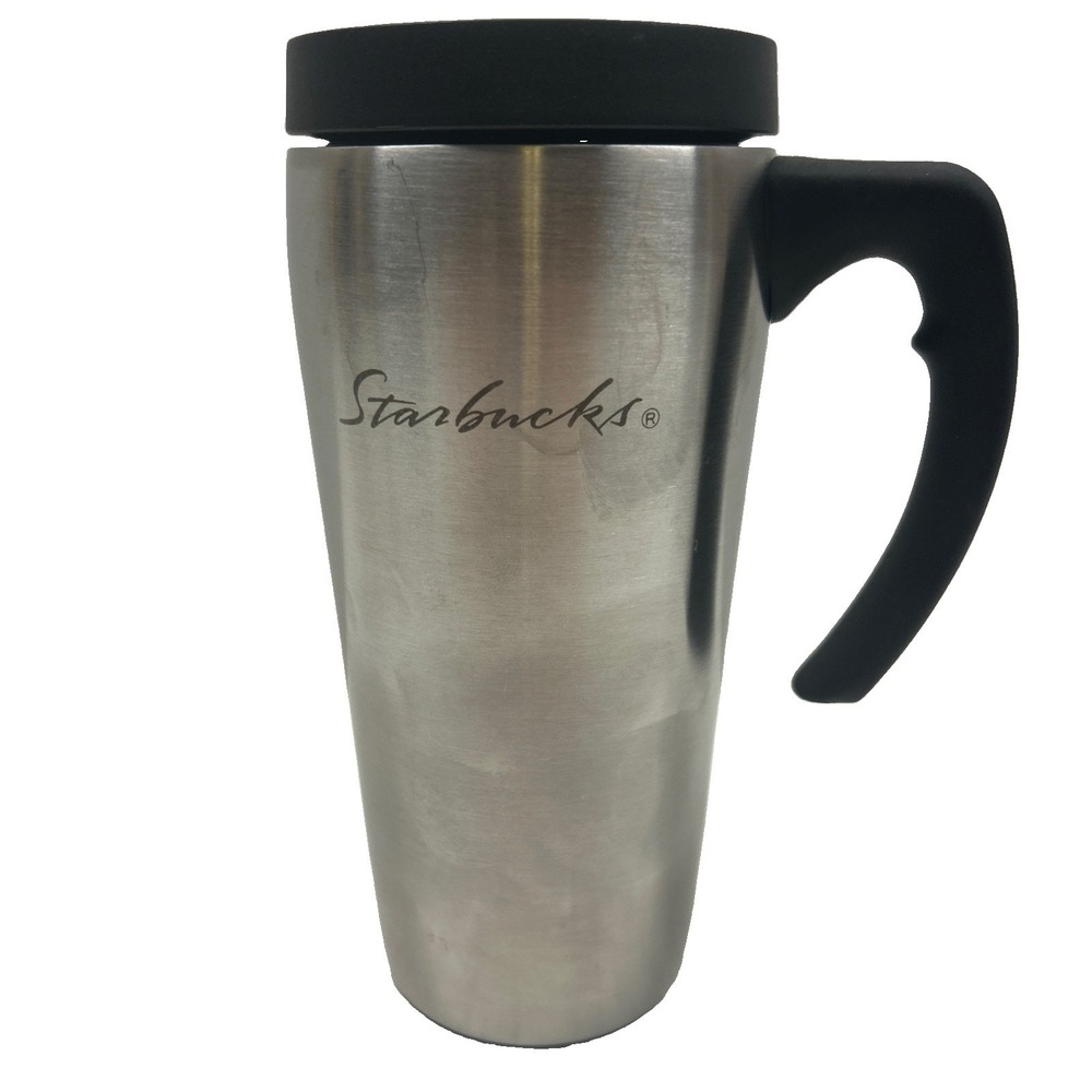 Starbucks Stainless Steel Vintage Tumbler With Handle, 16 oz.